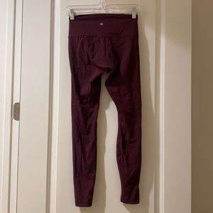 Lululemon wunder under. Beautiful burgundy